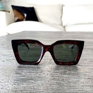 Celine Rectangle Acetate Sunglasses